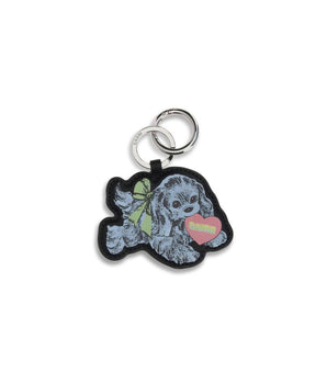 Ganni Multicolor Recycled Leather Keychain