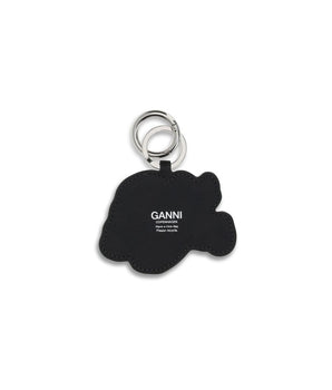 Ganni Multicolor Recycled Leather Keychain