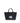 Ganni Black Recycled Cotton Shoulder Bag