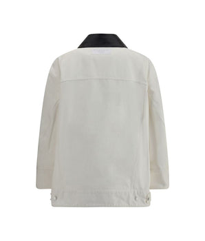 Givenchy White Cotton Denim Jacket