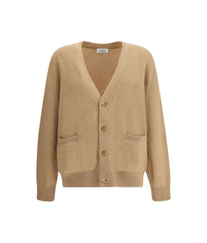 Laneus Beige Merino Wool Cardigan