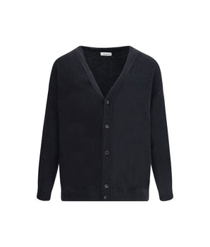 Laneus Black Cashmere Cardigan