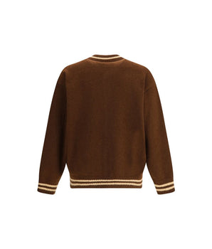 Laneus Brown Cashmere Bomber