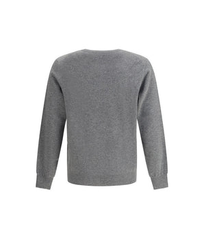 Brunello Cucinelli Gray Cashmere Cashmere Sweater