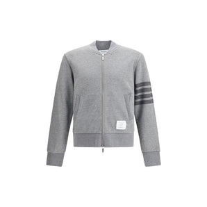 Thom Browne Gray Cotton Sweatshirt