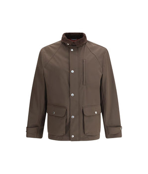 Brunello Cucinelli Stretch membrane nylon jacket