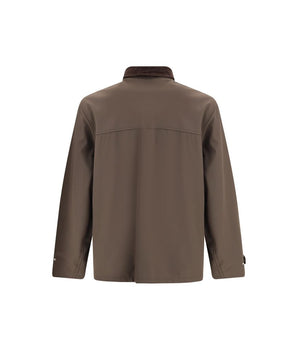 Brunello Cucinelli Stretch membrane nylon jacket