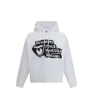 Dsquared² White Cotton Sweatshirt
