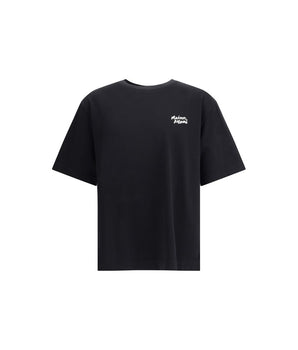 Maison Kitsuné Black Cotton T-shirt