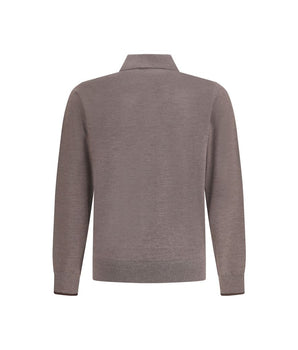 Cruna Gray Wool Sweatshirt