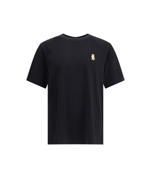 Maison Kitsuné Black Cotton T-shirt