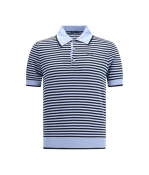 Prada Striped Polo Sweater