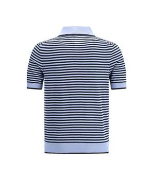 Prada Striped Polo Sweater
