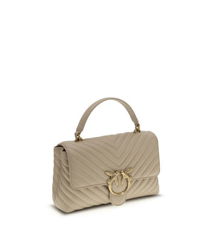 PINKO Beige Calf Leather Bos Taurus Wallet