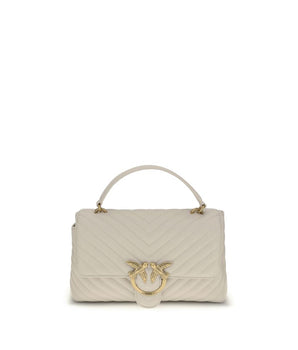 PINKO Cream Calf Leather Bos Taurus Wallet