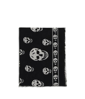 Alexander McQueen Black Modal Scarf