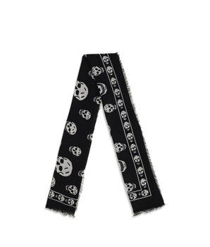 Alexander McQueen Black Modal Scarf