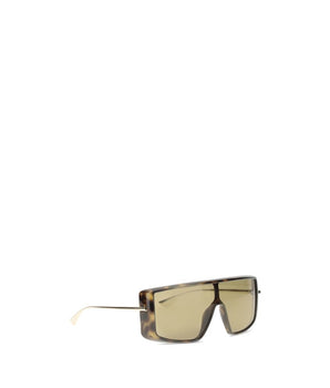 Alexander McQueen Brown Acetate Sunglasses