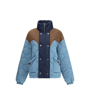 MARBELL Light Blue Polyamide Coat
