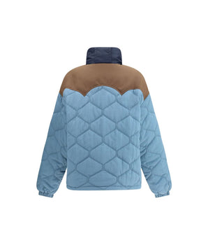 MARBELL Light Blue Polyamide Coat