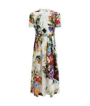 Dolce & Gabbana Multicolor Cotton Casual Dress
