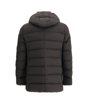 MooRER Black Polyamide Coat