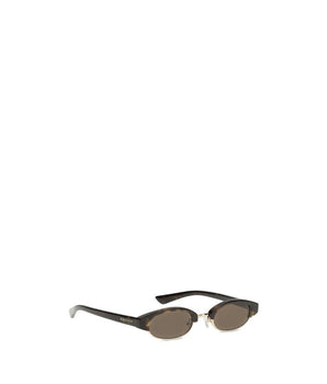Alexander McQueen Brown Acetate Sunglasses