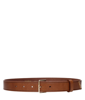 Max Mara Brown Leather Regular Belt