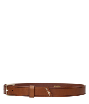 Max Mara Brown Leather Regular Belt