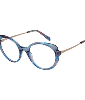 Emilio Pucci Blue Plastic Glasses (Frames)