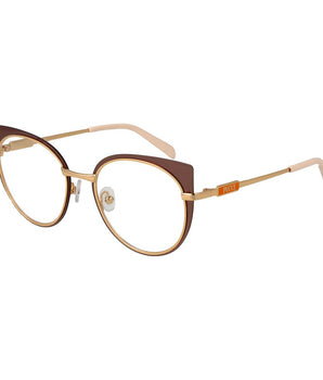 Emilio Pucci Brown Metal Glasses (Frames)