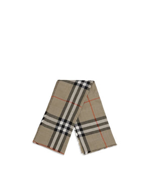 Burberry Beige Wool Scarf