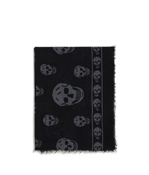 Alexander McQueen Black Modal Scarf