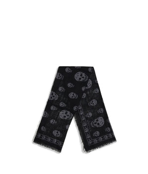 Alexander McQueen Black Modal Scarf