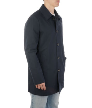 Aquascutum Blue Cotton Jacket