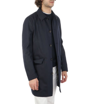Aquascutum Blue Cotton Jacket