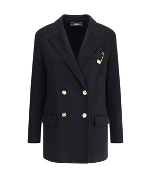 Versace Black Cashmere Coat