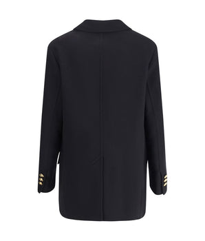 Versace Black Cashmere Coat