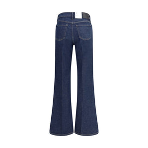 Citizens of Humanity Blue Cotton Flared Jeans