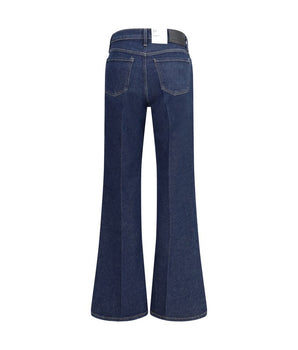 Citizens of Humanity Blue Cotton Flared Jeans