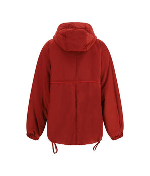 MARBELL Red Polyamide Shell Jacket