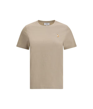 Maison Kitsuné Beige Cotton T-Shirt