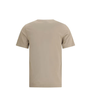Maison Kitsuné Beige Cotton T-Shirt
