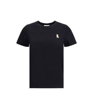 Maison Kitsuné Black Cotton T-Shirt