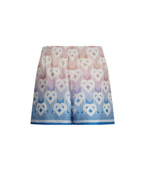 Casablanca Multicolor Silk Bermuda Shorts