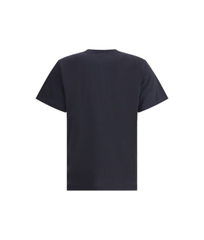 Ganni Black Cotton T-Shirt