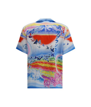 Casablanca Multicolor Silk Pattern Shirt