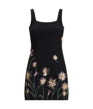 Staud Black Nylon Cocktail Dress