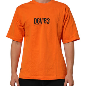 Dolce & Gabbana Orange DGVIB3 Crew Neck Short Sleeves T-shirt
