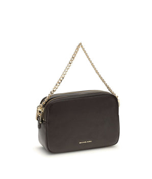 Michael Kors Brown Calf Leather Bos Taurus Shoulder Bag